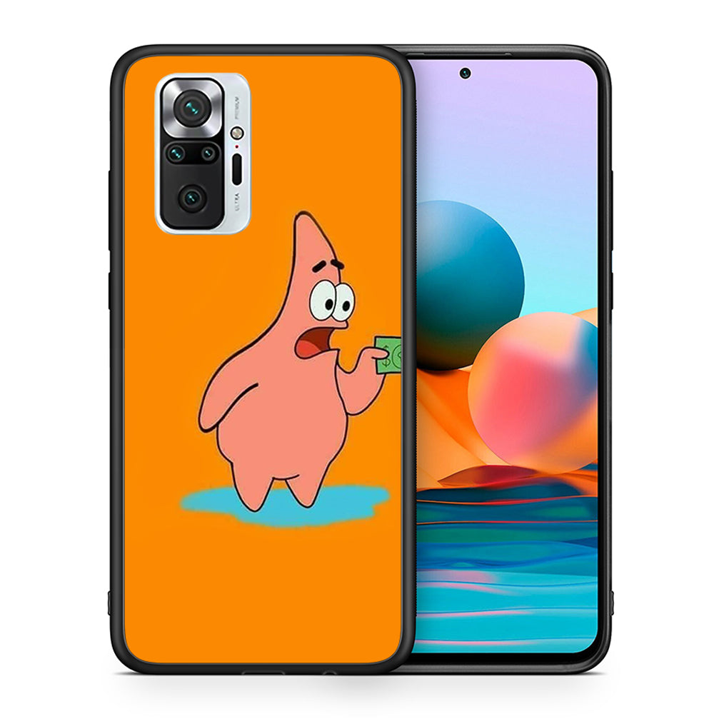 Θήκη Αγίου Βαλεντίνου Xiaomi Redmi Note 10 Pro No Money 1 από τη Smartfits με σχέδιο στο πίσω μέρος και μαύρο περίβλημα | Xiaomi Redmi Note 10 Pro No Money 1 case with colorful back and black bezels
