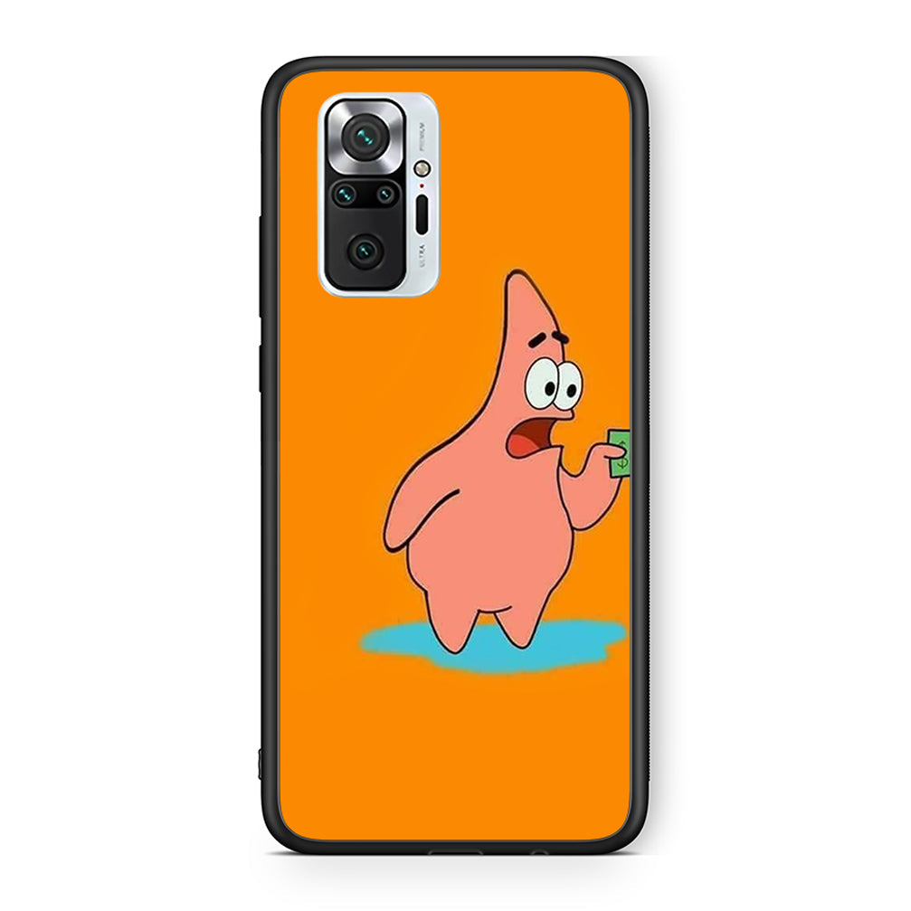 Xiaomi Redmi Note 10 Pro No Money 1 Θήκη Αγίου Βαλεντίνου από τη Smartfits με σχέδιο στο πίσω μέρος και μαύρο περίβλημα | Smartphone case with colorful back and black bezels by Smartfits