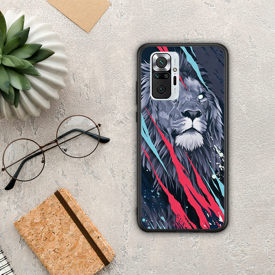 PopArt Lion Designer - Xiaomi Redmi Note 10 Pro / 10 Pro Max θήκη