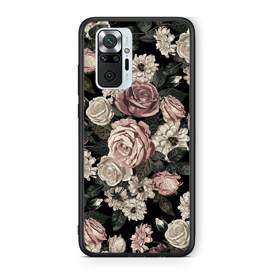 4 - Xiaomi Redmi Note 10 Pro Wild Roses Flower case, cover, bumper
