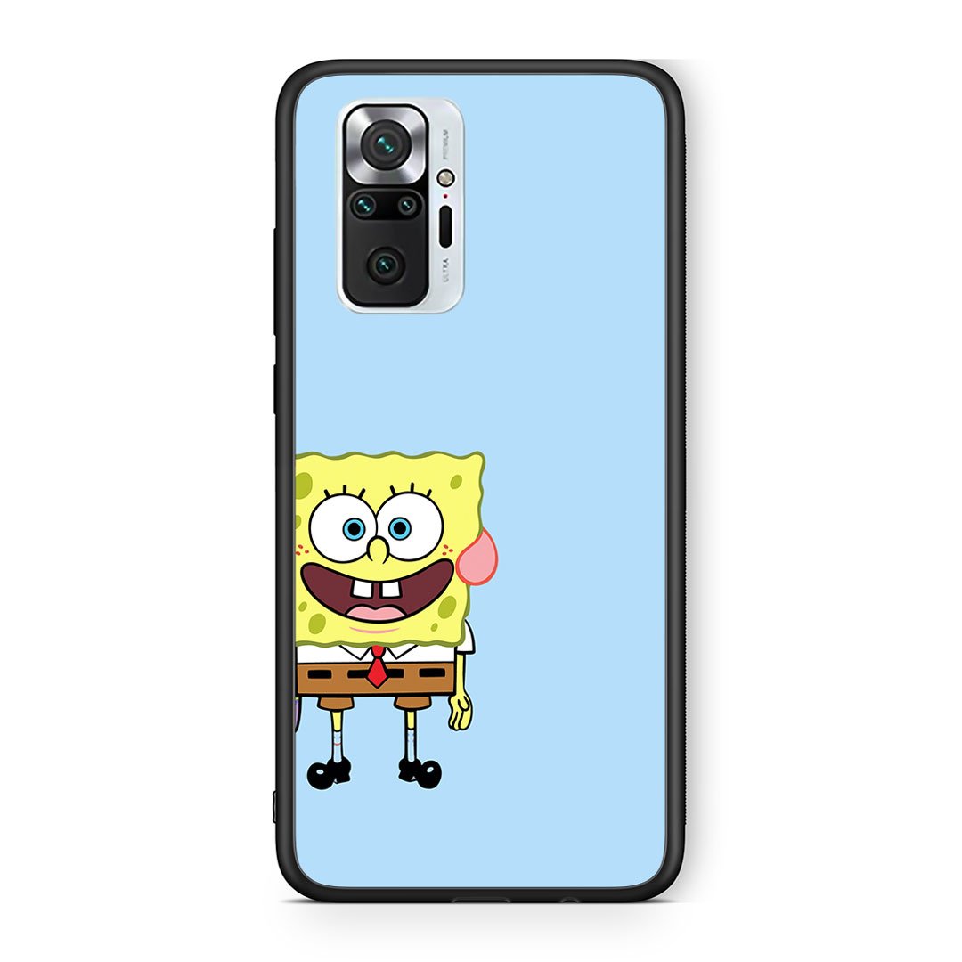 Xiaomi Redmi Note 10 Pro Friends Bob θήκη από τη Smartfits με σχέδιο στο πίσω μέρος και μαύρο περίβλημα | Smartphone case with colorful back and black bezels by Smartfits