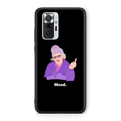Xiaomi Redmi Note 10 Pro Grandma Mood Black θήκη από τη Smartfits με σχέδιο στο πίσω μέρος και μαύρο περίβλημα | Smartphone case with colorful back and black bezels by Smartfits