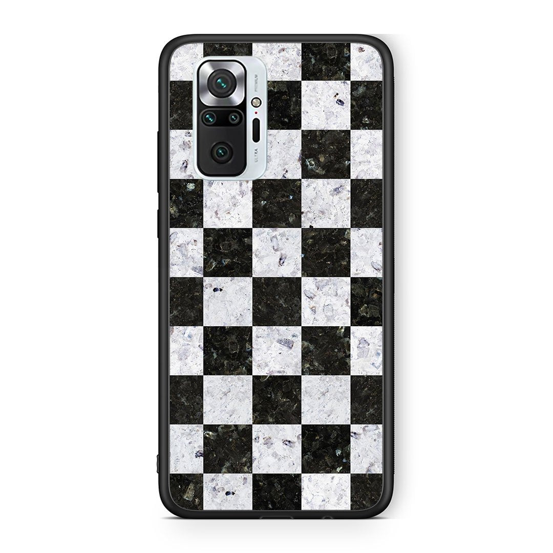 4 - Xiaomi Redmi Note 10 Pro Square Geometric Marble case, cover, bumper
