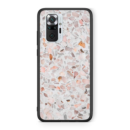 Xiaomi Redmi Note 10 Pro Marble Terrazzo θήκη από τη Smartfits με σχέδιο στο πίσω μέρος και μαύρο περίβλημα | Smartphone case with colorful back and black bezels by Smartfits