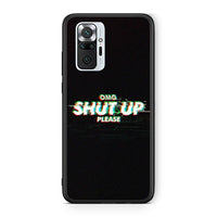 Thumbnail for Xiaomi Redmi Note 10 Pro OMG ShutUp θήκη από τη Smartfits με σχέδιο στο πίσω μέρος και μαύρο περίβλημα | Smartphone case with colorful back and black bezels by Smartfits