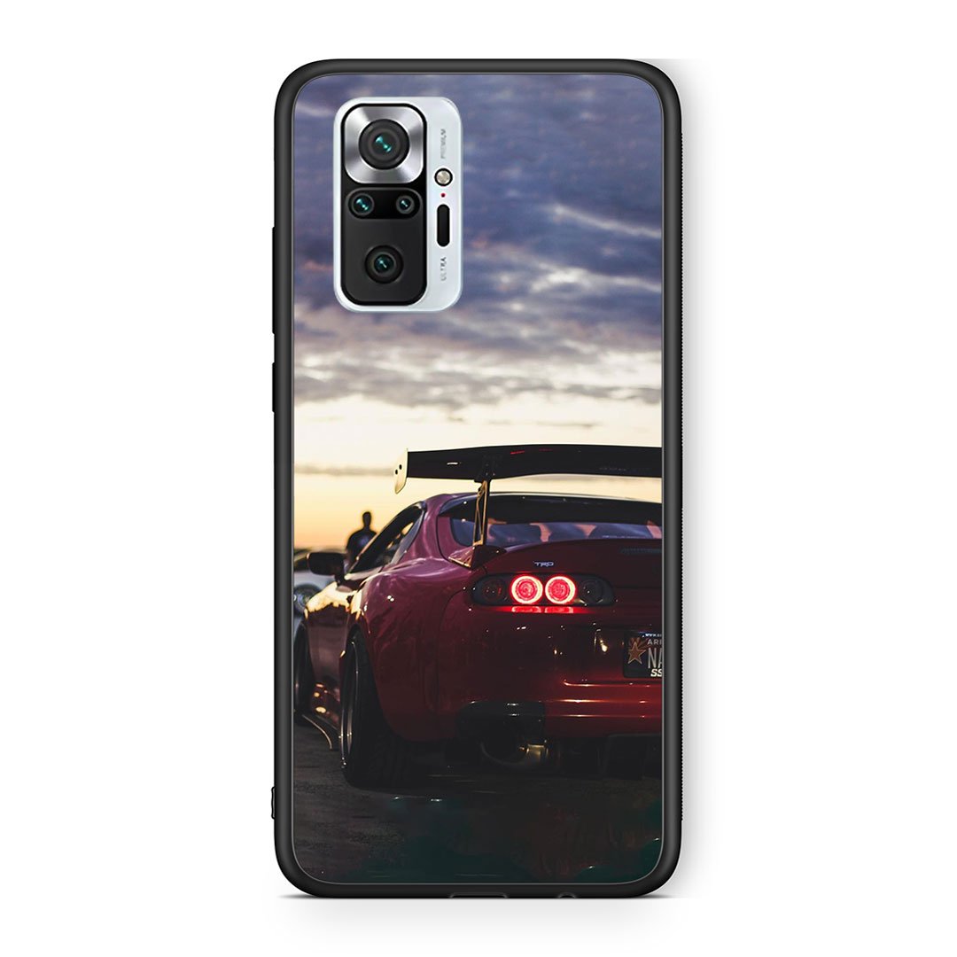 Xiaomi Redmi Note 10 Pro Racing Supra θήκη από τη Smartfits με σχέδιο στο πίσω μέρος και μαύρο περίβλημα | Smartphone case with colorful back and black bezels by Smartfits
