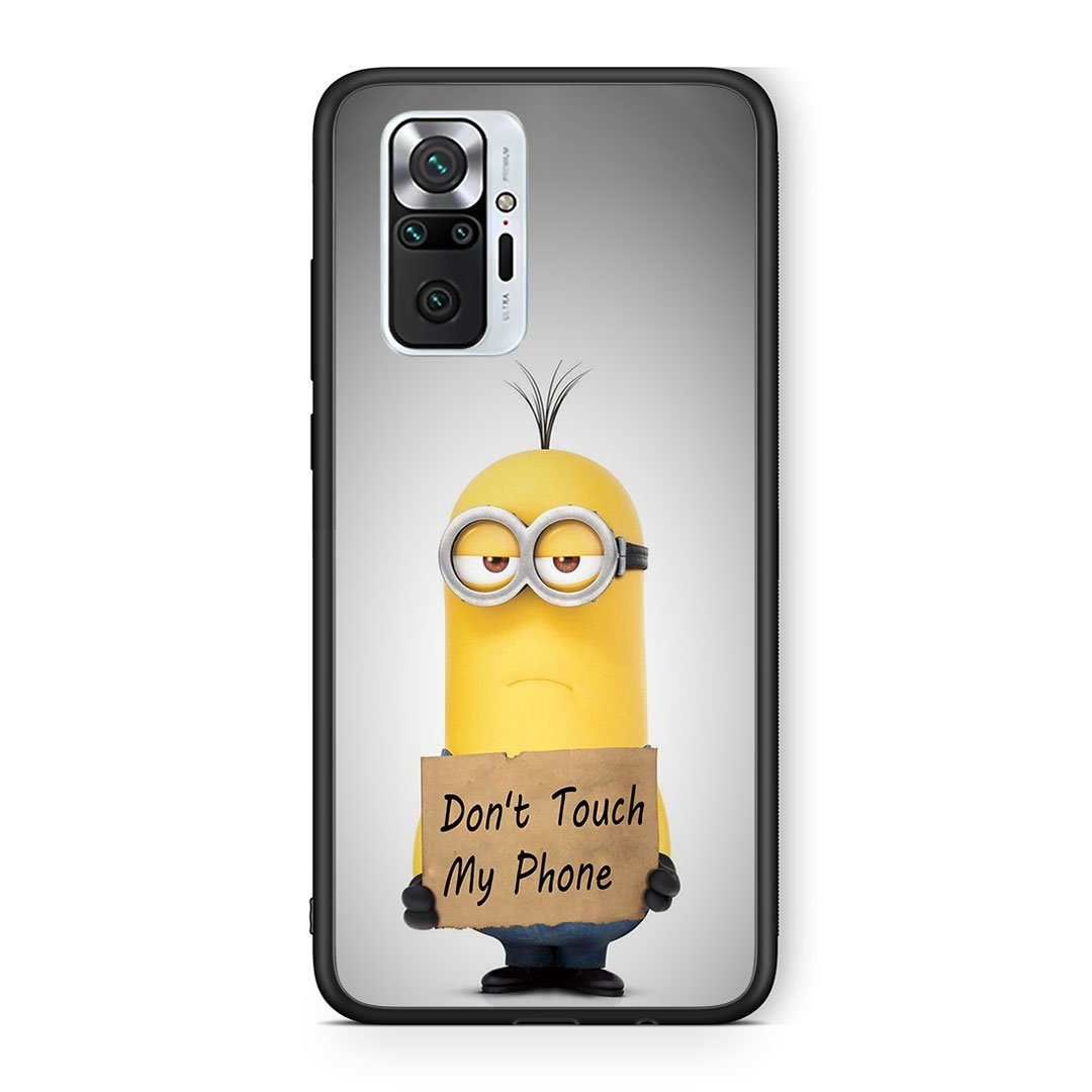 4 - Xiaomi Redmi Note 10 Pro Minion Text case, cover, bumper