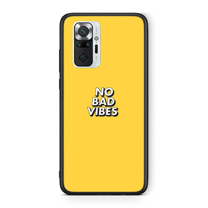 4 - Xiaomi Redmi Note 10 Pro Vibes Text case, cover, bumper