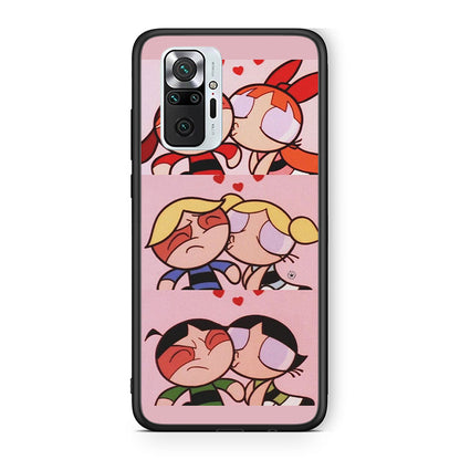 Xiaomi Redmi Note 10 Pro Puff Love Θήκη Αγίου Βαλεντίνου από τη Smartfits με σχέδιο στο πίσω μέρος και μαύρο περίβλημα | Smartphone case with colorful back and black bezels by Smartfits