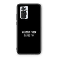 Thumbnail for Xiaomi Redmi Note 10 Pro Salute θήκη από τη Smartfits με σχέδιο στο πίσω μέρος και μαύρο περίβλημα | Smartphone case with colorful back and black bezels by Smartfits