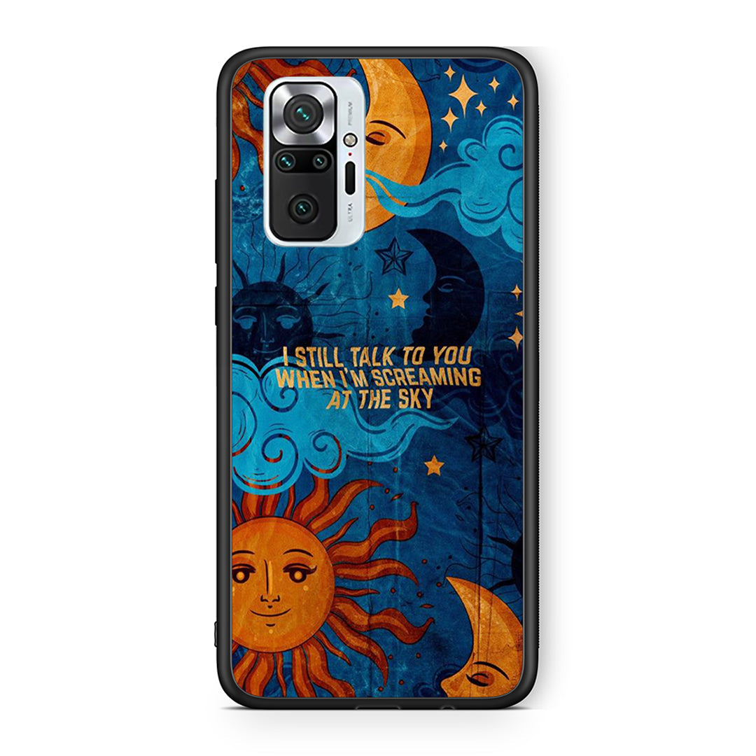 Xiaomi Redmi Note 10 Pro Screaming Sky θήκη από τη Smartfits με σχέδιο στο πίσω μέρος και μαύρο περίβλημα | Smartphone case with colorful back and black bezels by Smartfits