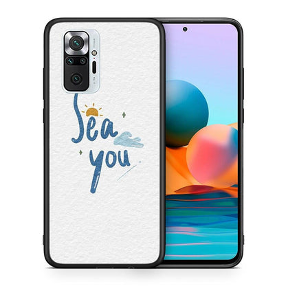 Θήκη Xiaomi Redmi Note 10 Pro Sea You από τη Smartfits με σχέδιο στο πίσω μέρος και μαύρο περίβλημα | Xiaomi Redmi Note 10 Pro Sea You case with colorful back and black bezels
