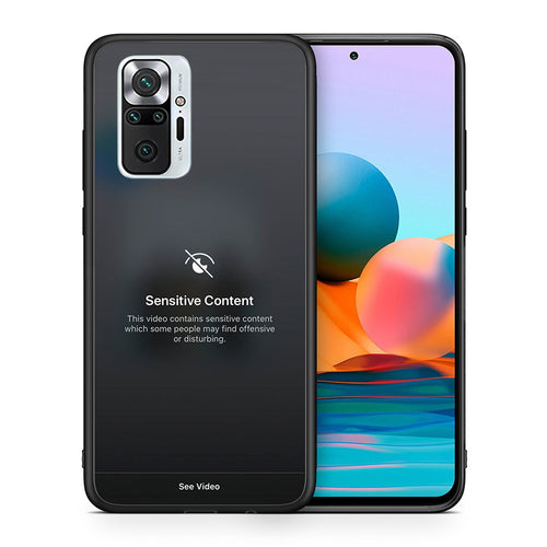 Θήκη Xiaomi Redmi Note 10 Pro Sensitive Content από τη Smartfits με σχέδιο στο πίσω μέρος και μαύρο περίβλημα | Xiaomi Redmi Note 10 Pro Sensitive Content case with colorful back and black bezels
