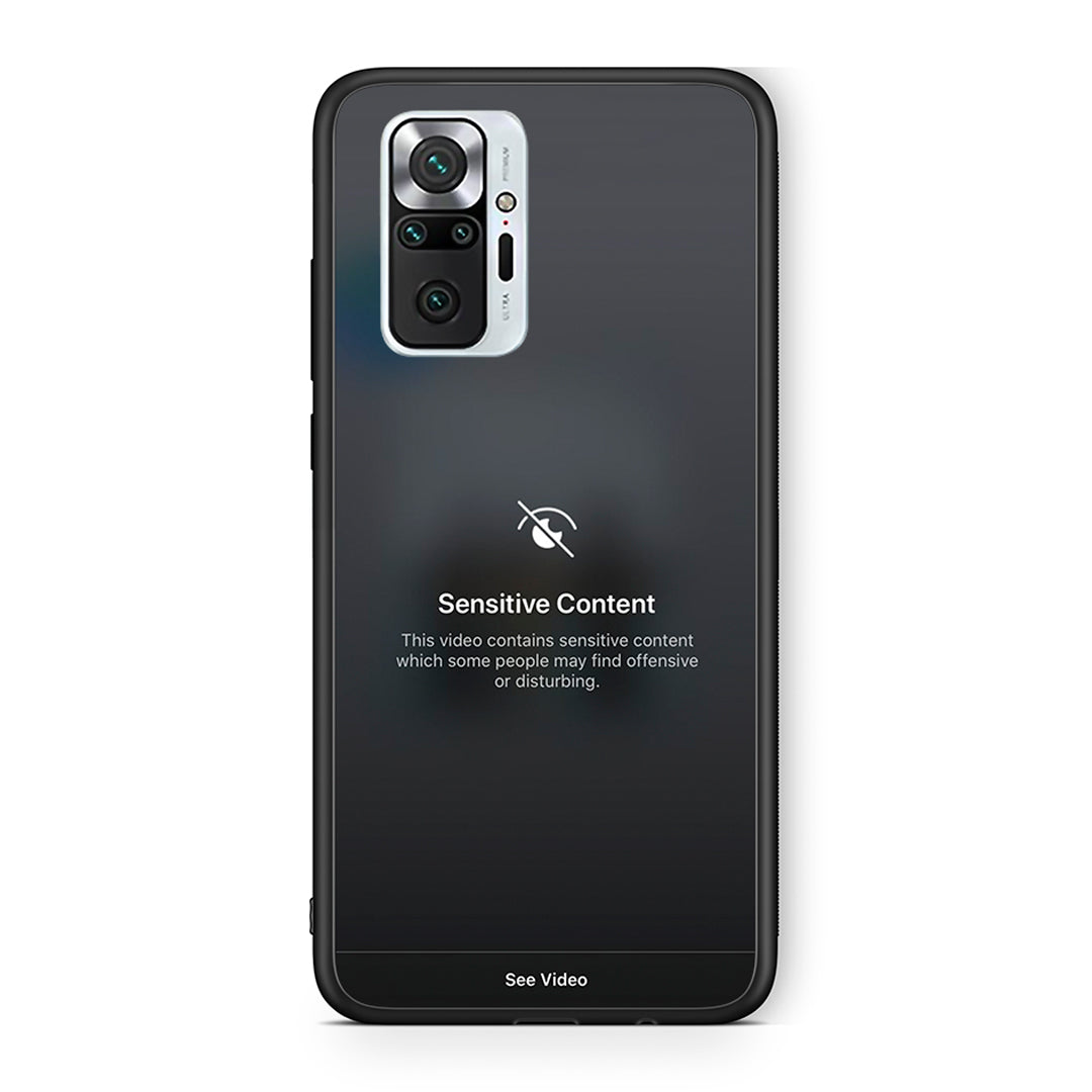 Xiaomi Redmi Note 10 Pro Sensitive Content θήκη από τη Smartfits με σχέδιο στο πίσω μέρος και μαύρο περίβλημα | Smartphone case with colorful back and black bezels by Smartfits