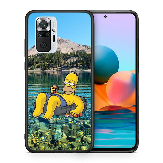 Θήκη Xiaomi Redmi Note 10 Pro Summer Happiness από τη Smartfits με σχέδιο στο πίσω μέρος και μαύρο περίβλημα | Xiaomi Redmi Note 10 Pro Summer Happiness case with colorful back and black bezels