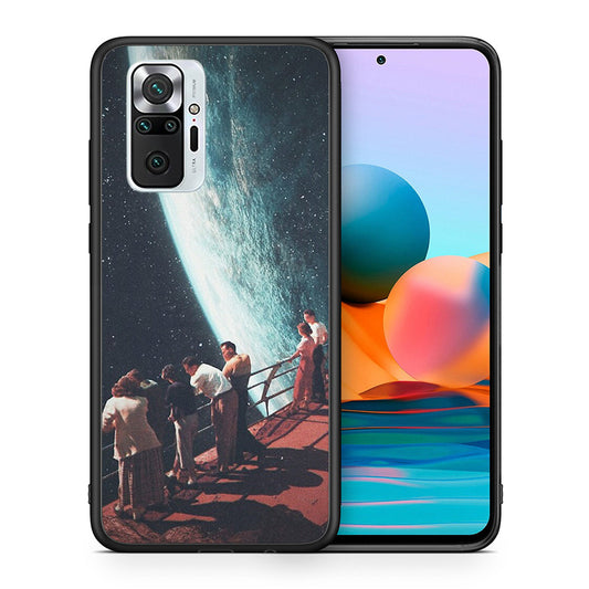 Θήκη Xiaomi Redmi Note 10 Pro Surreal View από τη Smartfits με σχέδιο στο πίσω μέρος και μαύρο περίβλημα | Xiaomi Redmi Note 10 Pro Surreal View case with colorful back and black bezels