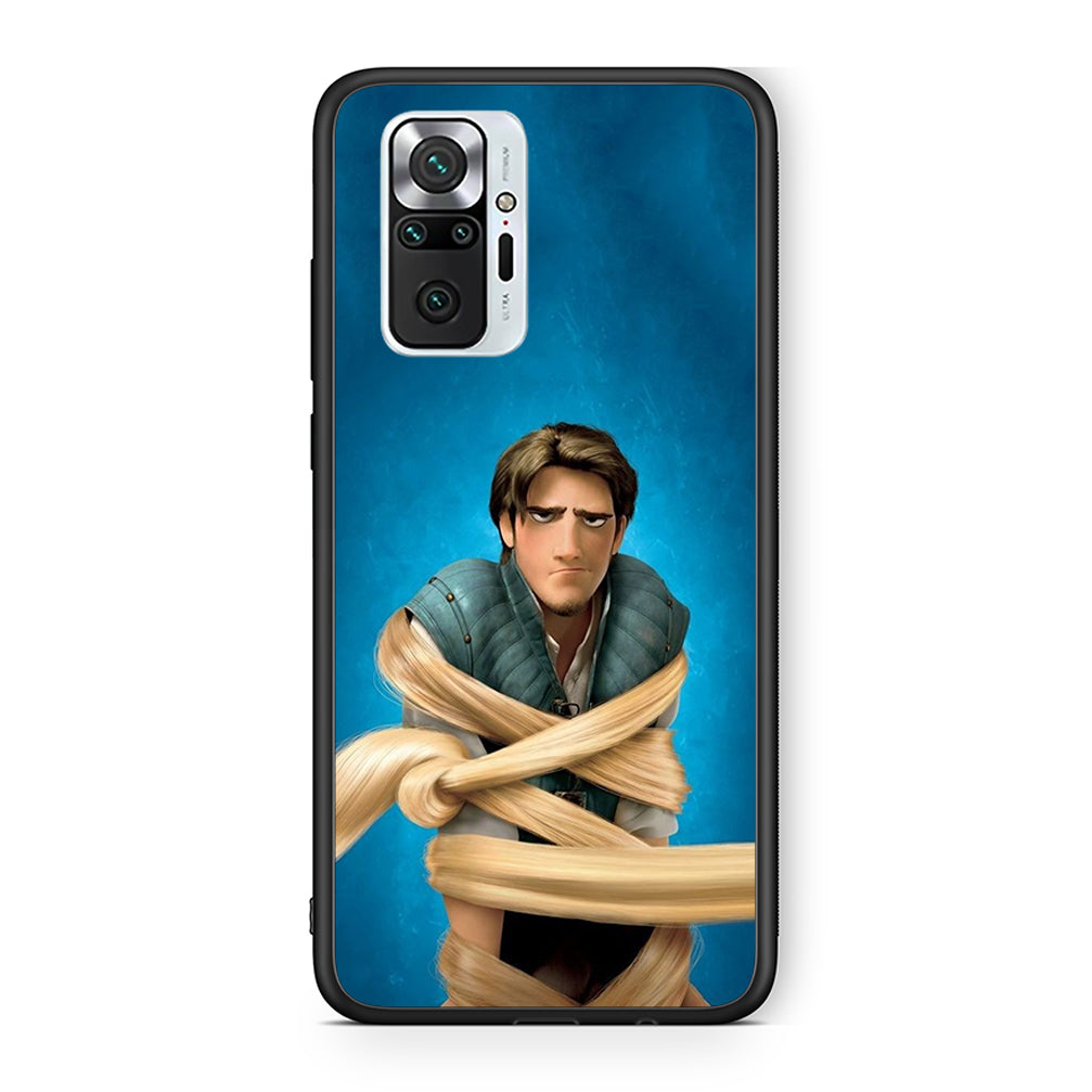 Xiaomi Redmi Note 10 Pro Tangled 1 Θήκη Αγίου Βαλεντίνου από τη Smartfits με σχέδιο στο πίσω μέρος και μαύρο περίβλημα | Smartphone case with colorful back and black bezels by Smartfits