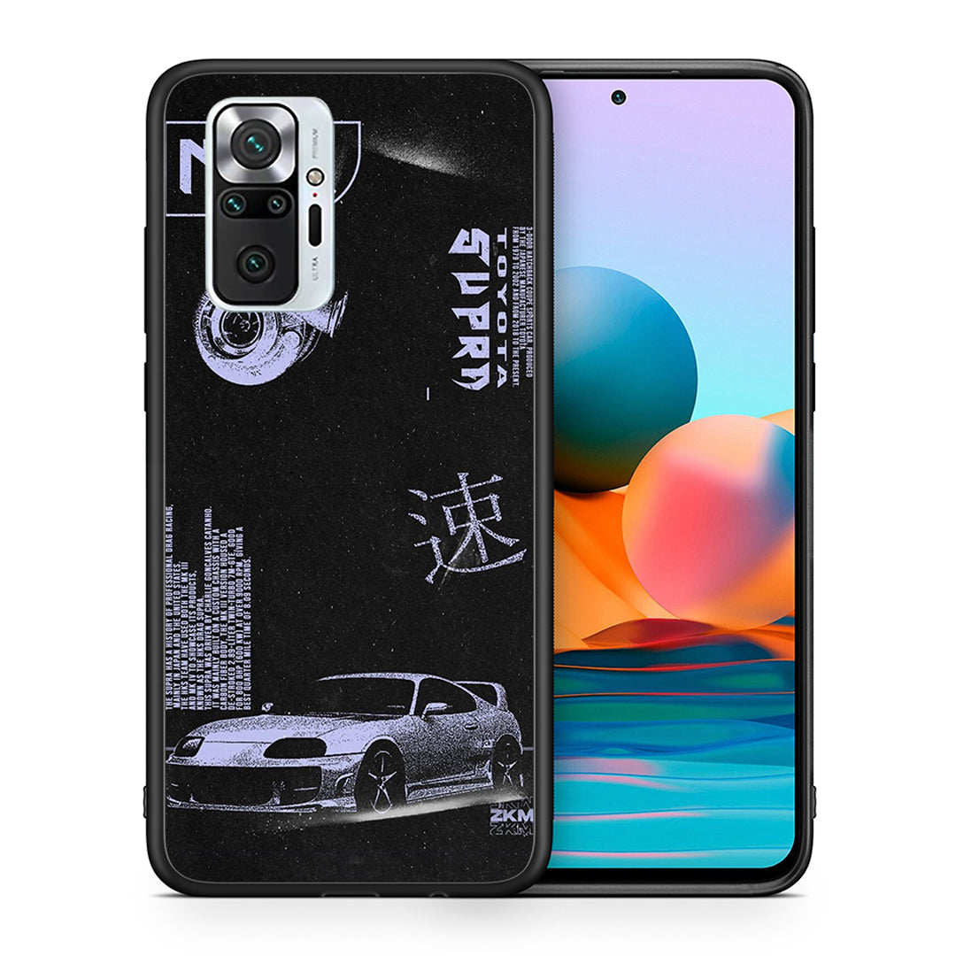 Θήκη Αγίου Βαλεντίνου Xiaomi Redmi Note 10 Pro Tokyo Drift από τη Smartfits με σχέδιο στο πίσω μέρος και μαύρο περίβλημα | Xiaomi Redmi Note 10 Pro Tokyo Drift case with colorful back and black bezels