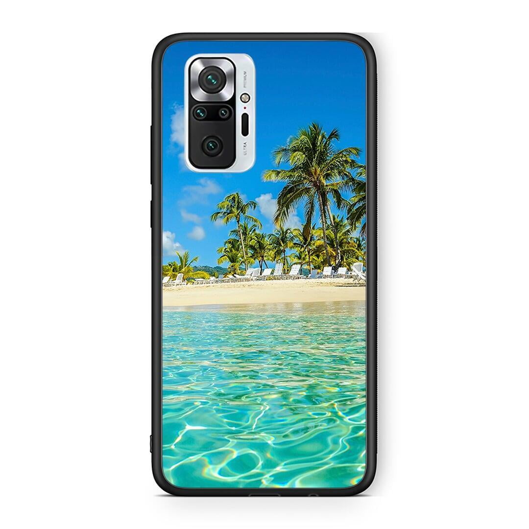 Xiaomi Redmi Note 10 Pro Tropical Vibes Θήκη από τη Smartfits με σχέδιο στο πίσω μέρος και μαύρο περίβλημα | Smartphone case with colorful back and black bezels by Smartfits