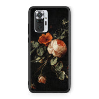 Thumbnail for Xiaomi Redmi Note 10 Pro Vintage Roses θήκη από τη Smartfits με σχέδιο στο πίσω μέρος και μαύρο περίβλημα | Smartphone case with colorful back and black bezels by Smartfits