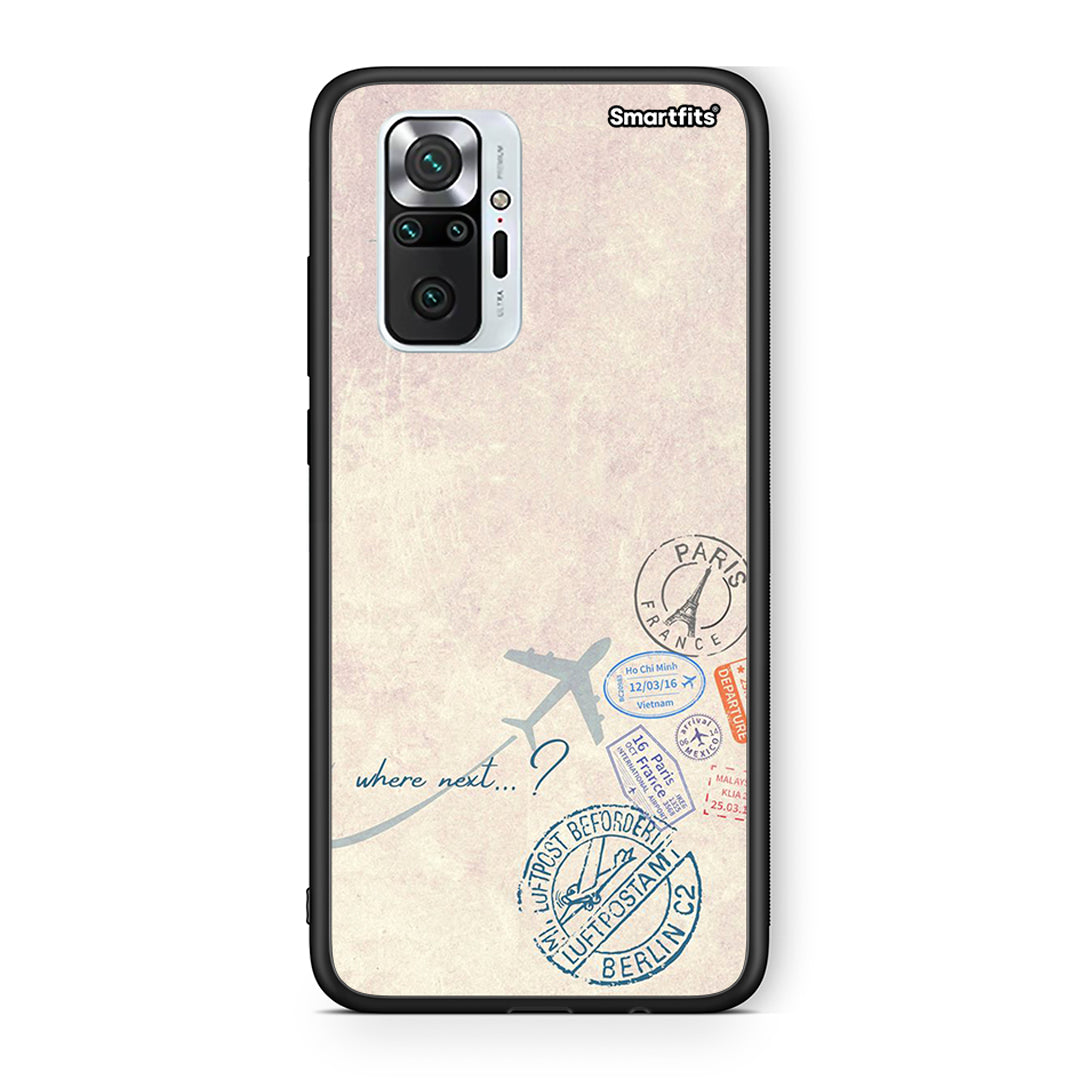 Xiaomi Redmi Note 10 Pro Where Next Θήκη από τη Smartfits με σχέδιο στο πίσω μέρος και μαύρο περίβλημα | Smartphone case with colorful back and black bezels by Smartfits