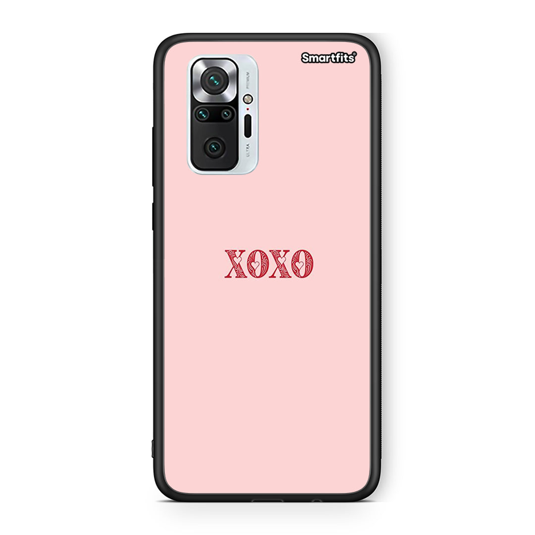 Xiaomi Redmi Note 10 Pro XOXO Love θήκη από τη Smartfits με σχέδιο στο πίσω μέρος και μαύρο περίβλημα | Smartphone case with colorful back and black bezels by Smartfits