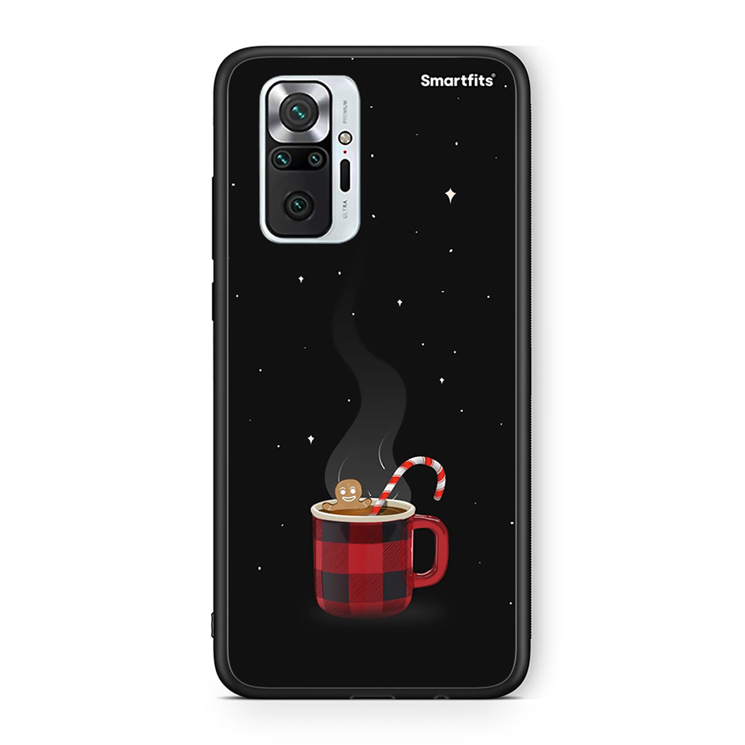 Xiaomi Redmi Note 10 Pro Xmas Bathing θήκη από τη Smartfits με σχέδιο στο πίσω μέρος και μαύρο περίβλημα | Smartphone case with colorful back and black bezels by Smartfits