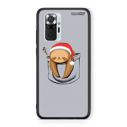Xiaomi Redmi Note 10 Pro Xmas Zzzz θήκη από τη Smartfits με σχέδιο στο πίσω μέρος και μαύρο περίβλημα | Smartphone case with colorful back and black bezels by Smartfits