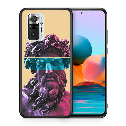 Θήκη Αγίου Βαλεντίνου Xiaomi Redmi Note 10 Pro Zeus Art από τη Smartfits με σχέδιο στο πίσω μέρος και μαύρο περίβλημα | Xiaomi Redmi Note 10 Pro Zeus Art case with colorful back and black bezels