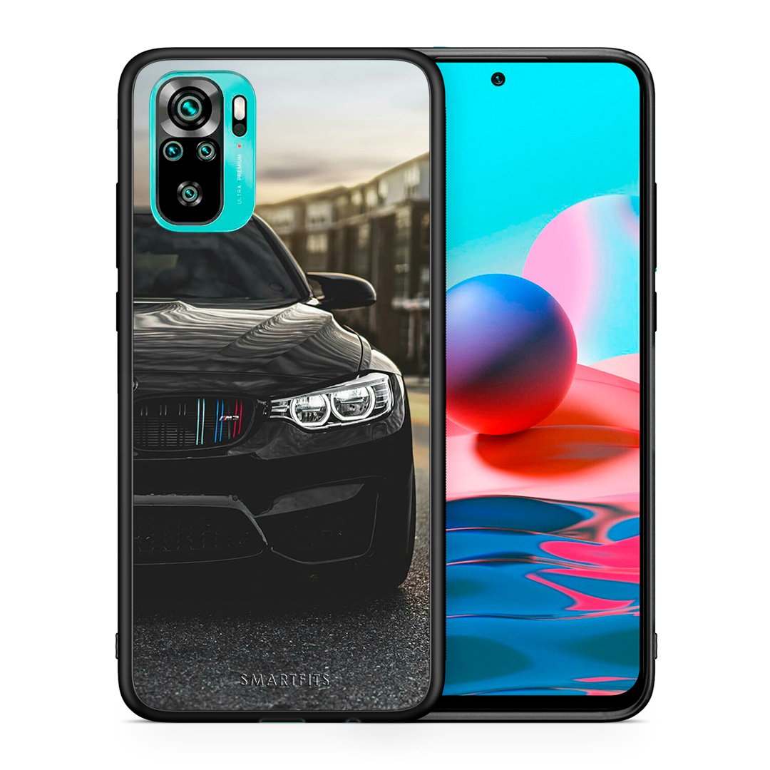 Θήκη Xiaomi Redmi Note 10 M3 Racing από τη Smartfits με σχέδιο στο πίσω μέρος και μαύρο περίβλημα | Xiaomi Redmi Note 10 M3 Racing case with colorful back and black bezels