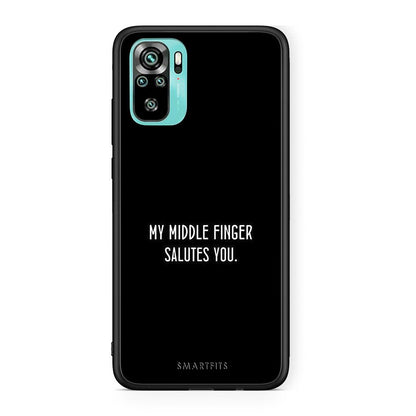 Xiaomi Redmi Note 10 Salute θήκη από τη Smartfits με σχέδιο στο πίσω μέρος και μαύρο περίβλημα | Smartphone case with colorful back and black bezels by Smartfits