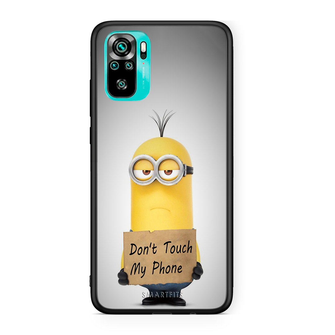 4 - Xiaomi Redmi Note 10 Minion Text case, cover, bumper