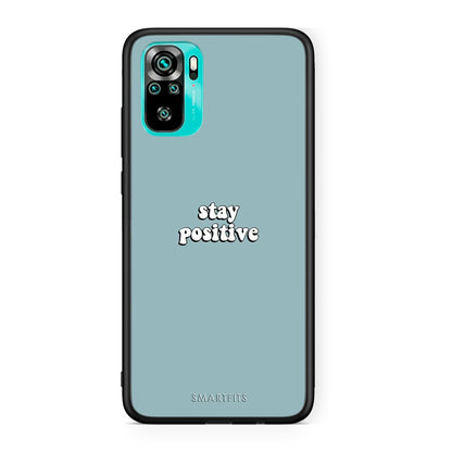 4 - Xiaomi Redmi Note 10 Positive Text case, cover, bumper