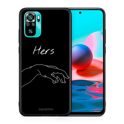 Θήκη Αγίου Βαλεντίνου Xiaomi Redmi Note 10 Aeshetic Love 1 από τη Smartfits με σχέδιο στο πίσω μέρος και μαύρο περίβλημα | Xiaomi Redmi Note 10 Aeshetic Love 1 case with colorful back and black bezels