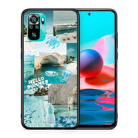 Thumbnail for Θήκη Xiaomi Redmi Note 10 Aesthetic Summer από τη Smartfits με σχέδιο στο πίσω μέρος και μαύρο περίβλημα | Xiaomi Redmi Note 10 Aesthetic Summer case with colorful back and black bezels