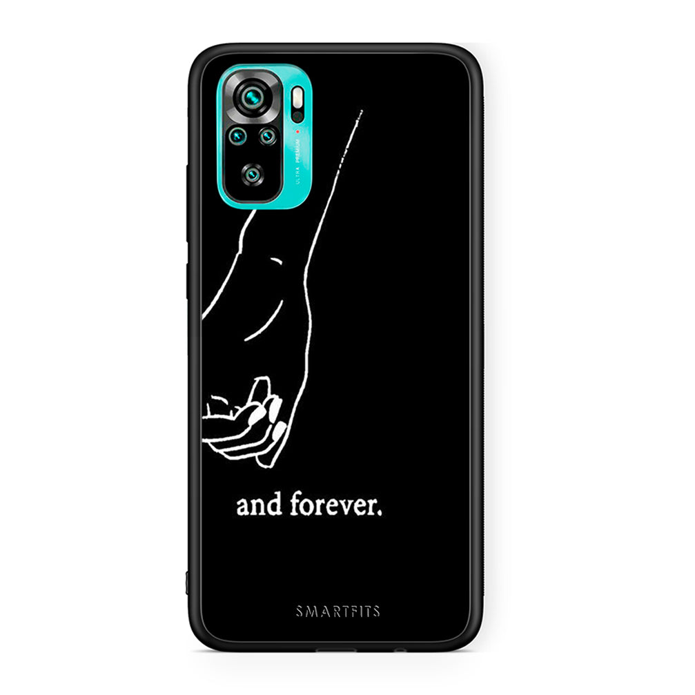 Xiaomi Redmi Note 10 Always & Forever 2 Θήκη Αγίου Βαλεντίνου από τη Smartfits με σχέδιο στο πίσω μέρος και μαύρο περίβλημα | Smartphone case with colorful back and black bezels by Smartfits