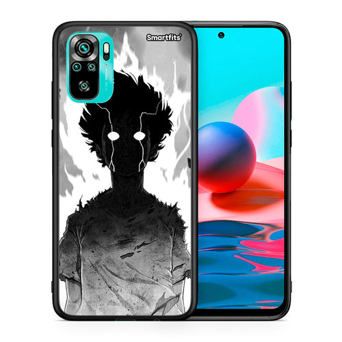 Θήκη Xiaomi Redmi Note 10 Anime Boy από τη Smartfits με σχέδιο στο πίσω μέρος και μαύρο περίβλημα | Xiaomi Redmi Note 10 Anime Boy case with colorful back and black bezels