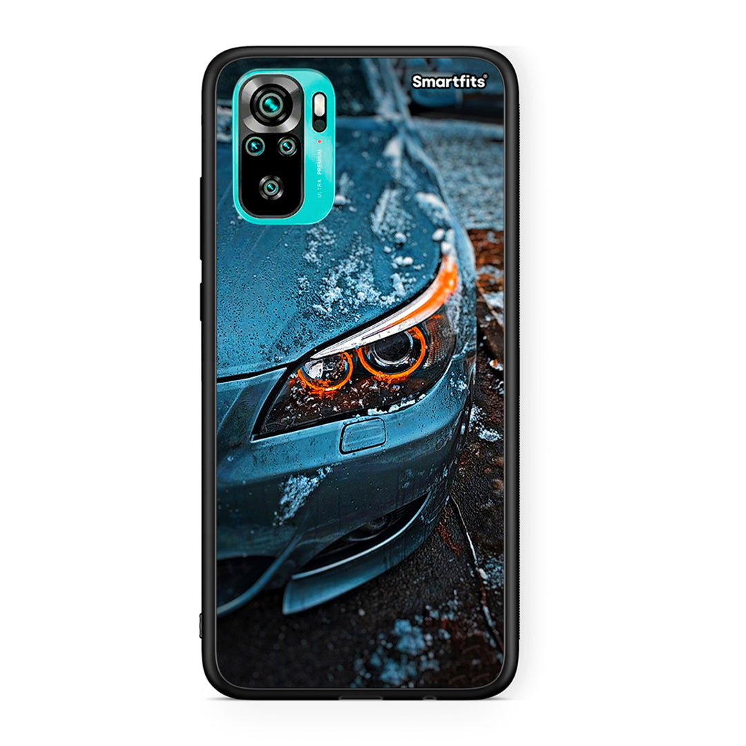 Xiaomi Redmi Note 10 Bmw E60 θήκη από τη Smartfits με σχέδιο στο πίσω μέρος και μαύρο περίβλημα | Smartphone case with colorful back and black bezels by Smartfits
