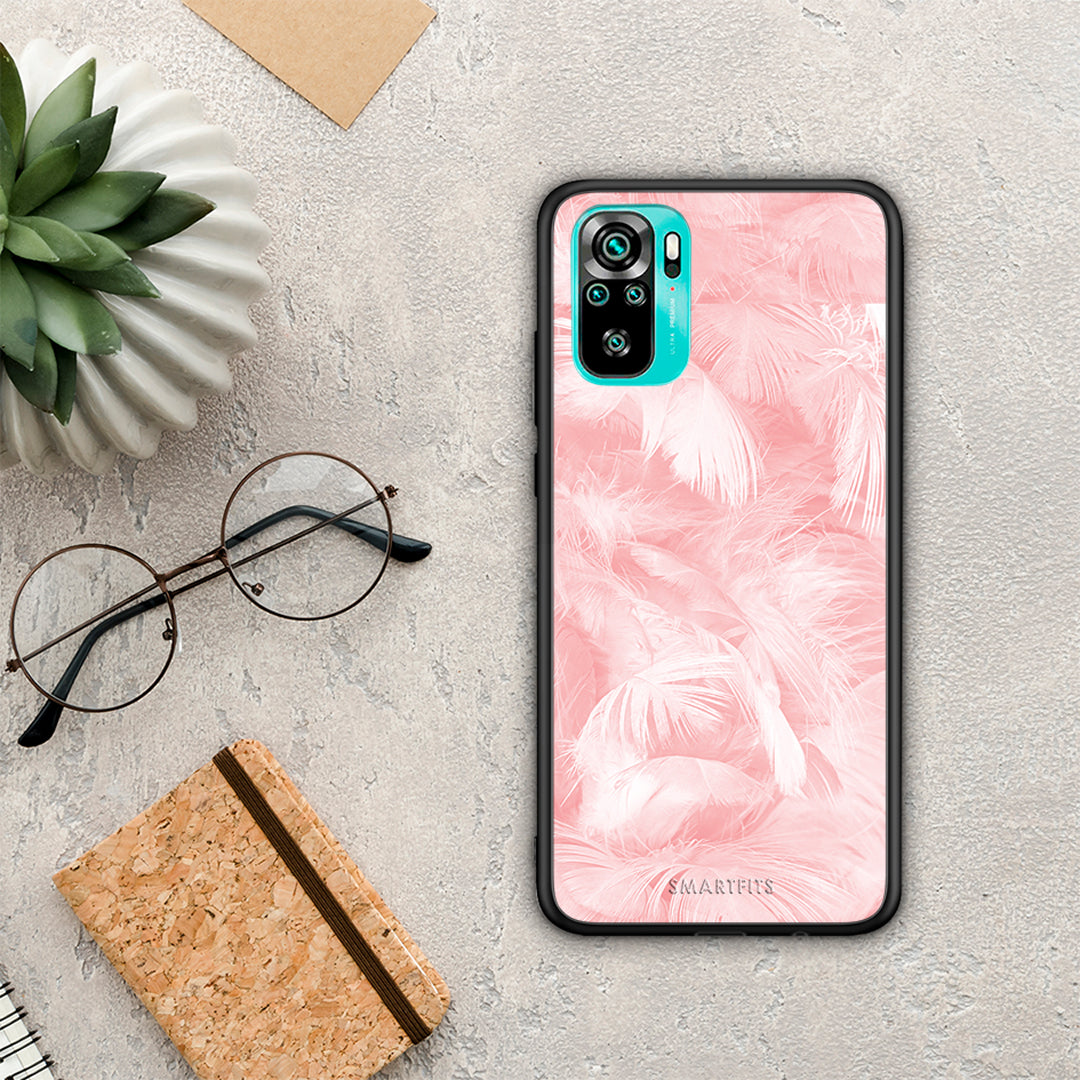 Boho Pink Feather - Xiaomi Poco M5s θήκη