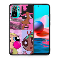 Thumbnail for Θήκη Αγίου Βαλεντίνου Xiaomi Redmi Note 10 Bubble Girls από τη Smartfits με σχέδιο στο πίσω μέρος και μαύρο περίβλημα | Xiaomi Redmi Note 10 Bubble Girls case with colorful back and black bezels