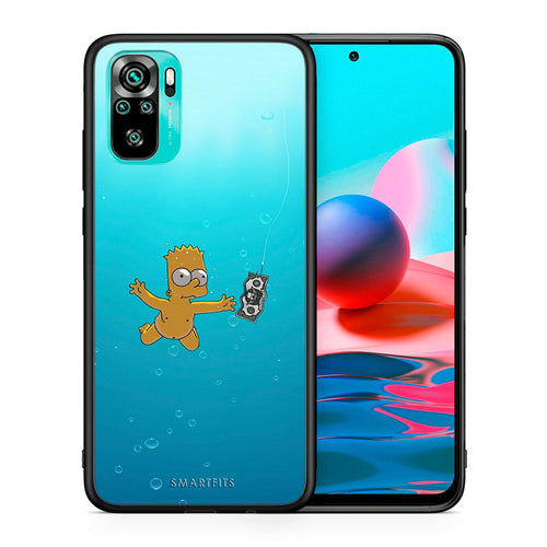 Θήκη Xiaomi Redmi Note 10 Chasing Money από τη Smartfits με σχέδιο στο πίσω μέρος και μαύρο περίβλημα | Xiaomi Redmi Note 10 Chasing Money case with colorful back and black bezels