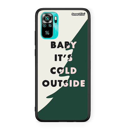 Xiaomi Redmi Note 10 Cold Outside θήκη από τη Smartfits με σχέδιο στο πίσω μέρος και μαύρο περίβλημα | Smartphone case with colorful back and black bezels by Smartfits