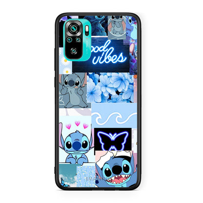 Xiaomi Redmi Note 10 Collage Good Vibes Θήκη Αγίου Βαλεντίνου από τη Smartfits με σχέδιο στο πίσω μέρος και μαύρο περίβλημα | Smartphone case with colorful back and black bezels by Smartfits