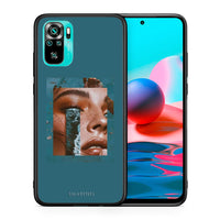 Thumbnail for Θήκη Xiaomi Redmi Note 10 Cry An Ocean από τη Smartfits με σχέδιο στο πίσω μέρος και μαύρο περίβλημα | Xiaomi Redmi Note 10 Cry An Ocean case with colorful back and black bezels
