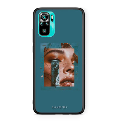 Xiaomi Redmi Note 10 Cry An Ocean θήκη από τη Smartfits με σχέδιο στο πίσω μέρος και μαύρο περίβλημα | Smartphone case with colorful back and black bezels by Smartfits