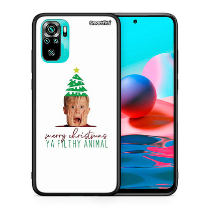 Θήκη Xiaomi Redmi Note 10 Filthy Animal από τη Smartfits με σχέδιο στο πίσω μέρος και μαύρο περίβλημα | Xiaomi Redmi Note 10 Filthy Animal case with colorful back and black bezels