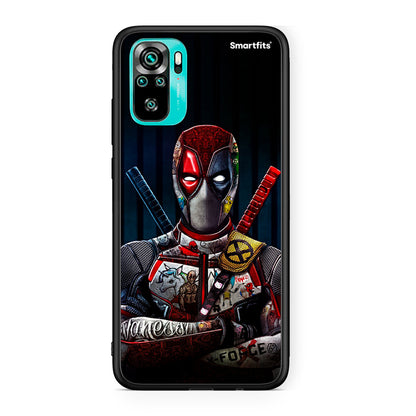 Xiaomi Redmi Note 10 Funny Guy θήκη από τη Smartfits με σχέδιο στο πίσω μέρος και μαύρο περίβλημα | Smartphone case with colorful back and black bezels by Smartfits