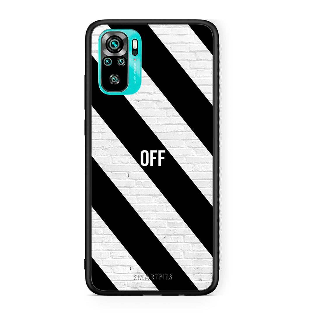Xiaomi Redmi Note 10 Get Off θήκη από τη Smartfits με σχέδιο στο πίσω μέρος και μαύρο περίβλημα | Smartphone case with colorful back and black bezels by Smartfits