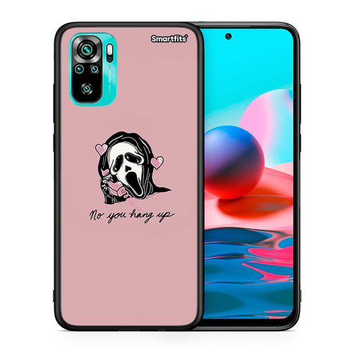 Θήκη Xiaomi Redmi Note 10 Halloween Hang Up από τη Smartfits με σχέδιο στο πίσω μέρος και μαύρο περίβλημα | Xiaomi Redmi Note 10 Halloween Hang Up case with colorful back and black bezels