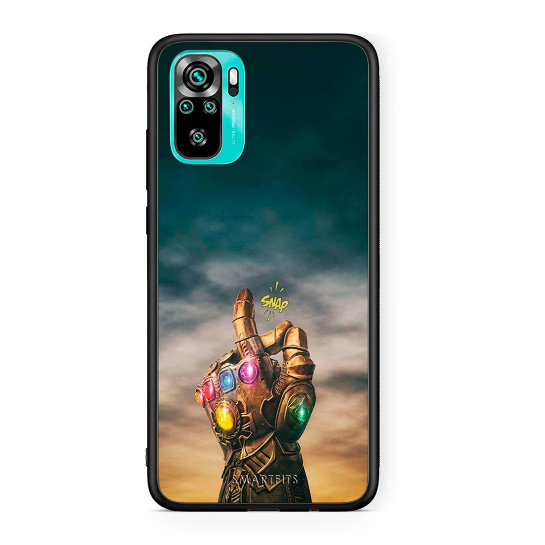 Xiaomi Redmi Note 10 Infinity Snap θήκη από τη Smartfits με σχέδιο στο πίσω μέρος και μαύρο περίβλημα | Smartphone case with colorful back and black bezels by Smartfits